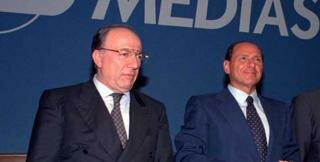 Silvio Berlusconi e Fedele Confalonieri