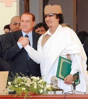 Berlusconi - Gheddafi