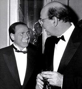 Bettino Craxi e Silvio Berlusconi